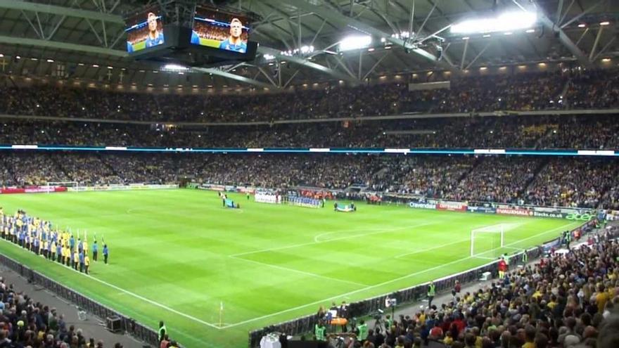 Imagen del Friends Arena, escenario de la final.