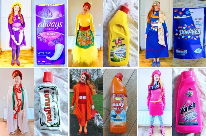 Taryn de Vere, la diseñadora irlandesa que triunfa con sus vestidos inspirados en productos de supermercado