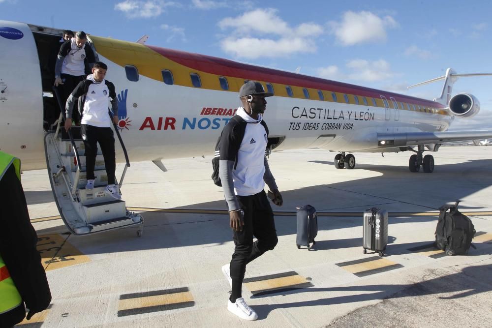 El Valencia ya está en Pamplona