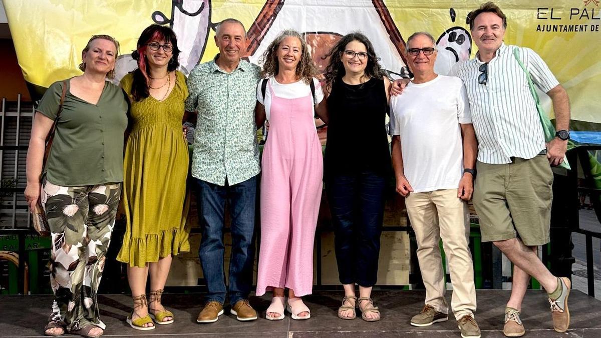 Los representantes de Compromís en El Palmar.