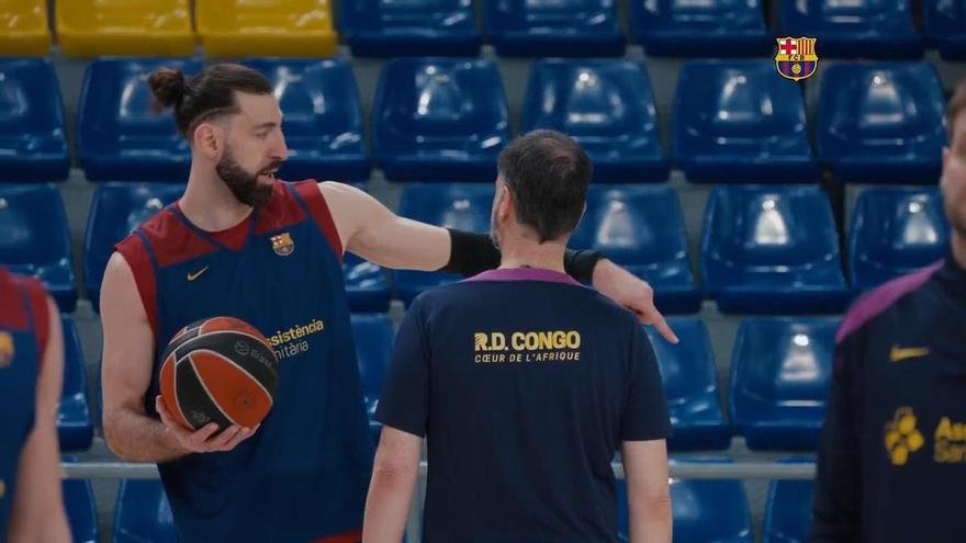 Últimos ajustes del Barça antes del duelo de Euroliga ante el Baskonia