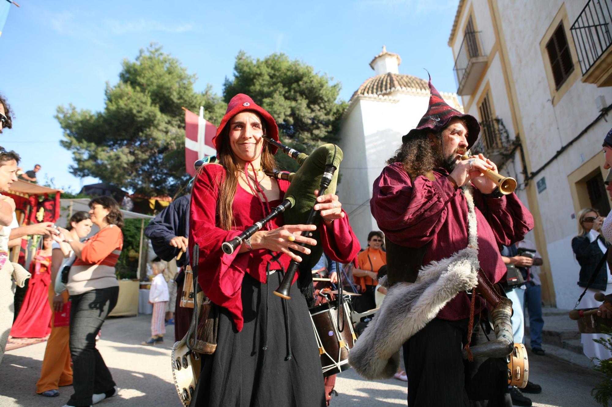 Edición de 2006 de la Feria Medieval de Ibiza.