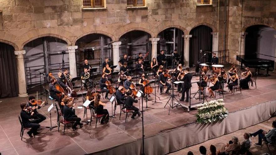 La Orquestra de Cambra de Mallorca, durante uno de sus conciertos