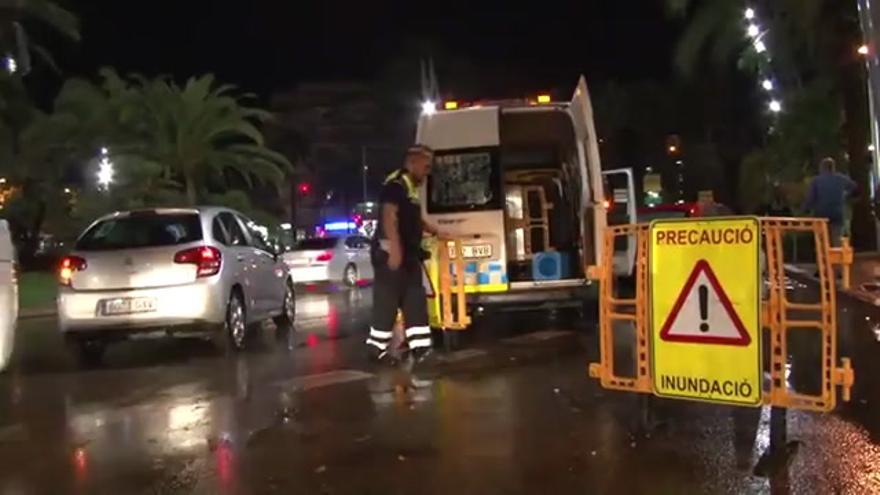 Inundación en Salou