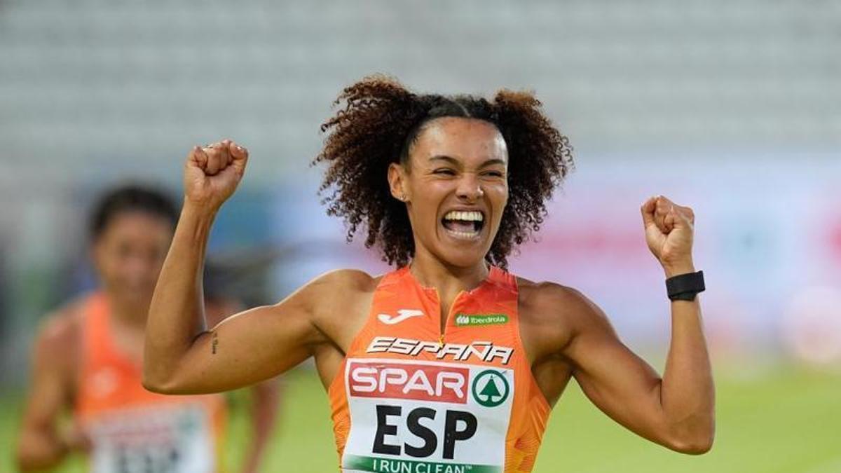 La española Jael Bestué durante el Campeonato Europeo de Atletismo por Equipos de Madrid 2025