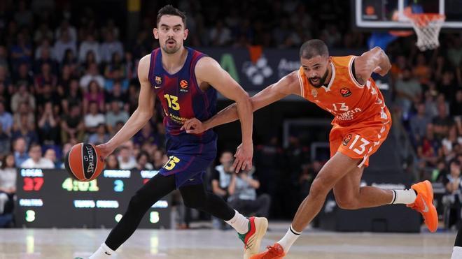 El Barça se apuntó el partido de Euroliga de la primera vuelta ante Valencia Basket