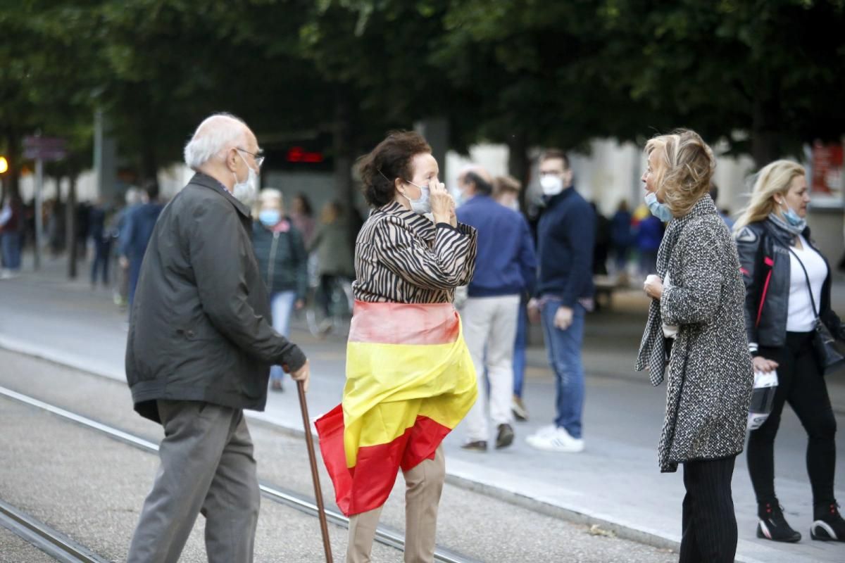 Cacerolada contra el Gobierno en Zaragoza