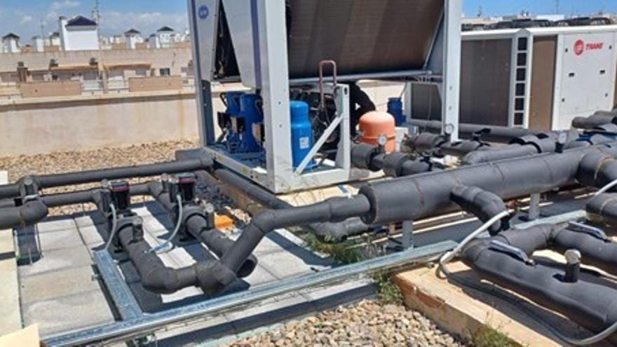 Actuaciones de mejora de eficiencia energética en un edificio.