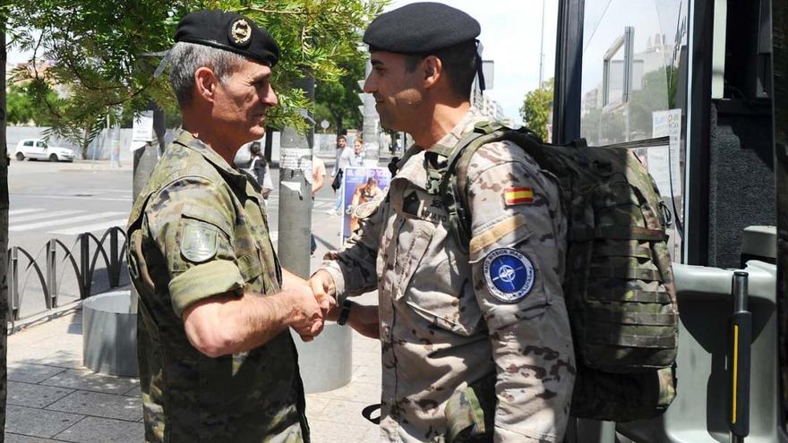 La Brigada Guzmán el Bueno X regresa de su misión en Irak