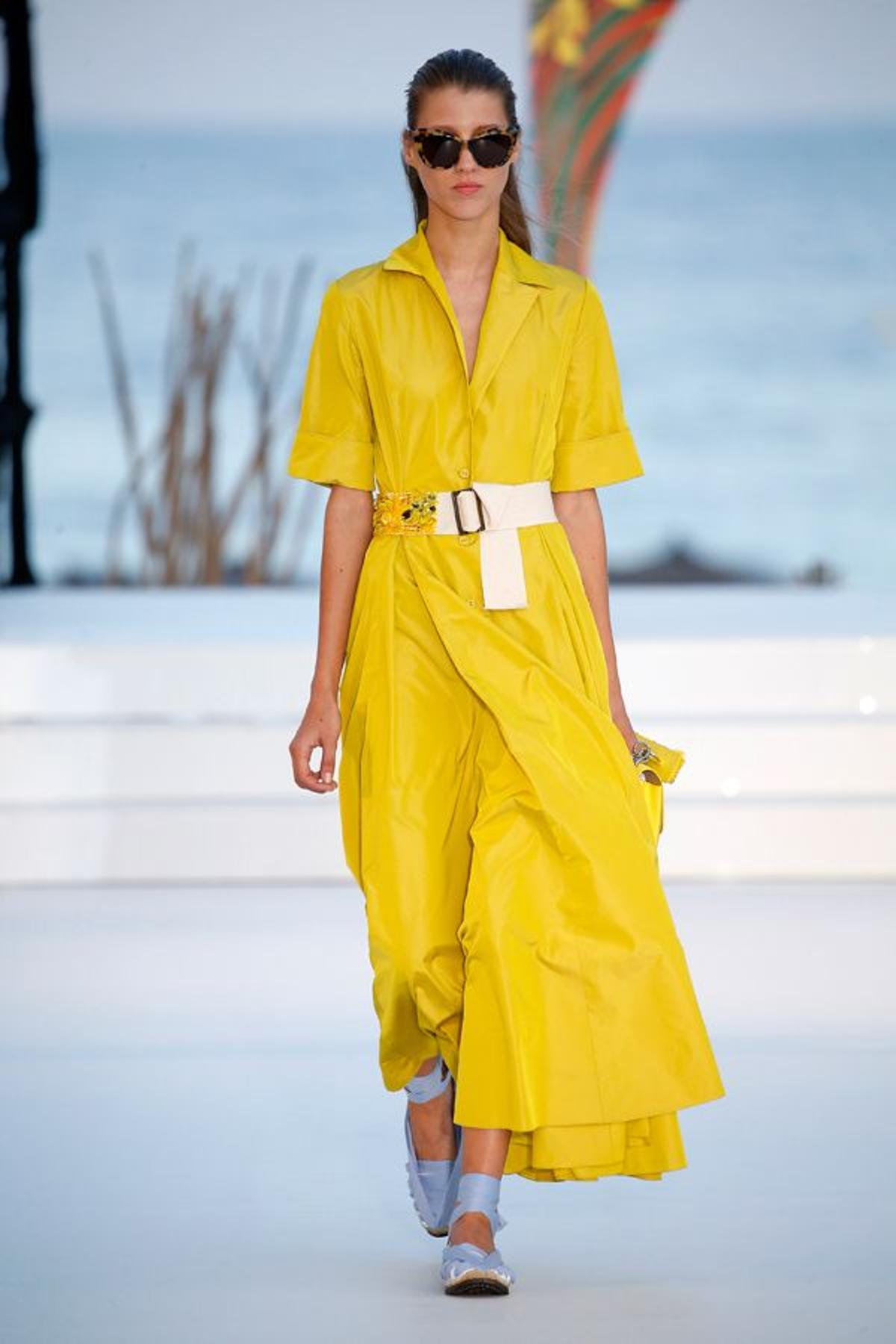 Mercedes Benz Fashion Weekend Ibiza: looks en amarillo limón de Jorge Vázquez