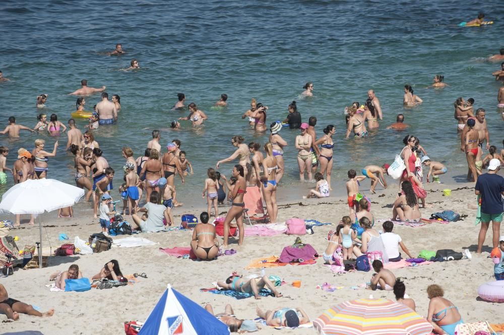 La ola de calor permanecerá en Galicia hasta el domingo.