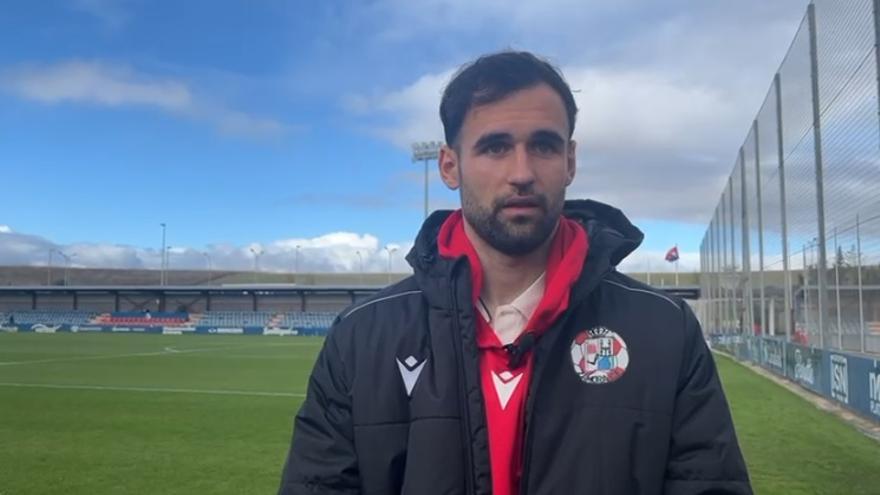 Luismi Luengo, jugador del Zamora CF tras ganar a Osasuna Promesas: “Hemos hecho el mejor fútbol ofensivo de este año”