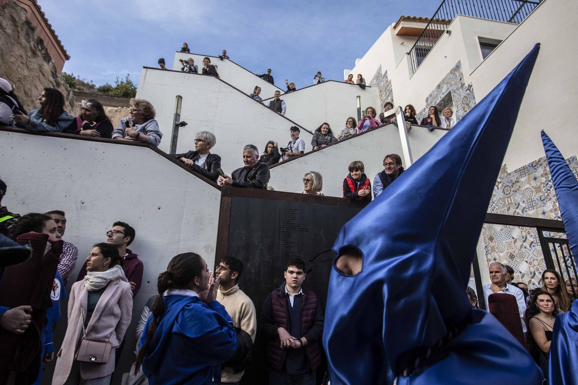 Hermandad Agustina procesiona el Lunes Santo por las calles del casco antiguo