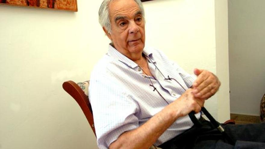 El historiador Francisco Morales Padrón, en un fotografía de junio de 2006. i JUAN SANTANA