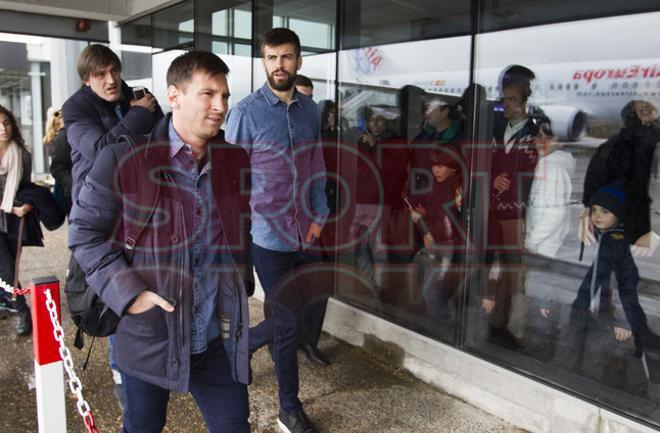 La lluvia recibió al Barça en Hondarribia