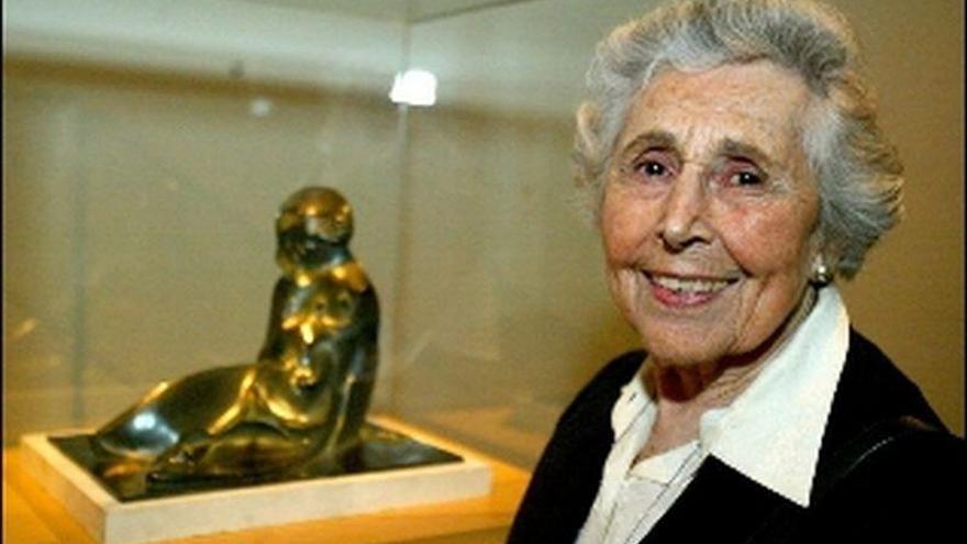 Fallece Pierrette Gargallo, hija del gran artista aragonés