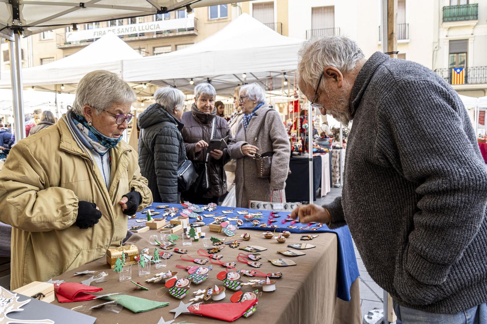 La fira de Santa Llucía de Manresa 2023, en imatges