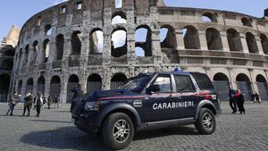 Vehículo de los Carabinieri en Roma