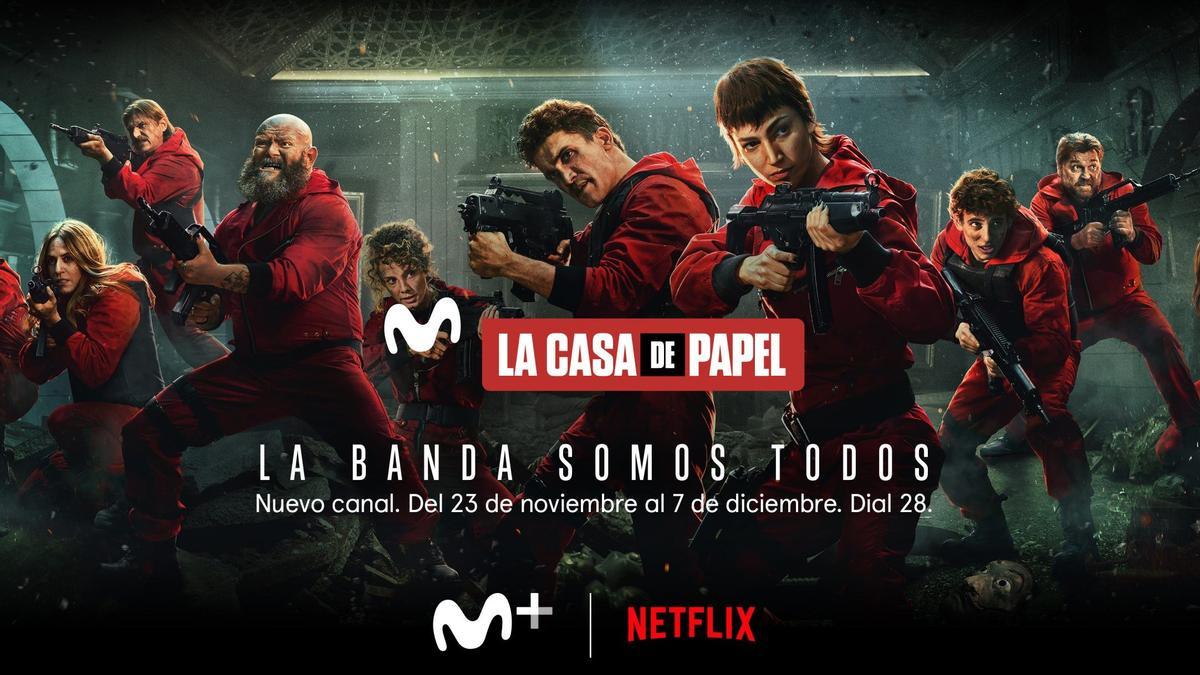 Movistar+ y Netflix despiden por todo lo alto la serie 'La Casa de Papel'
