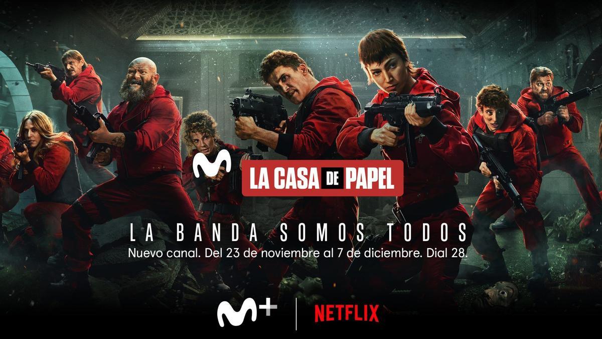 Movistar+ y Netflix despiden por todo lo alto la serie La Casa de Papel