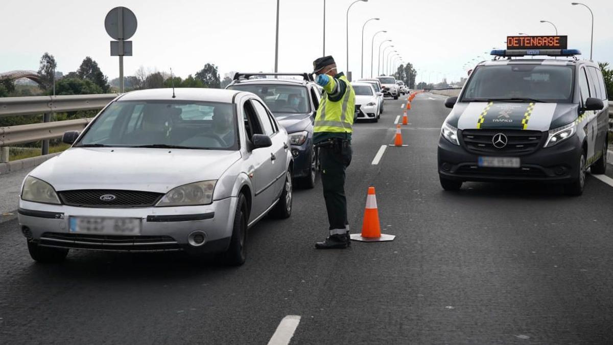 Controles de tráfico de la Guardia Civil.