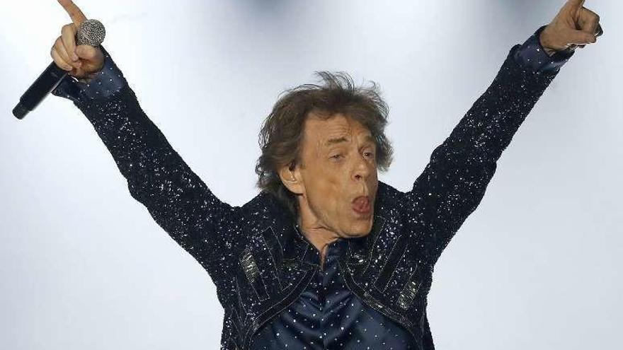 Mick Jagger el miércoles en Barcelona.