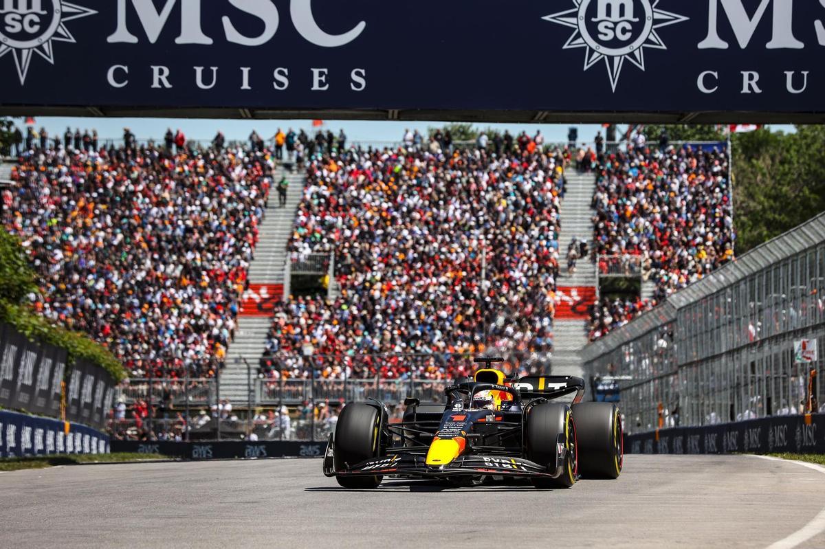 Max Verstappen en el Gran Premio de Canadá