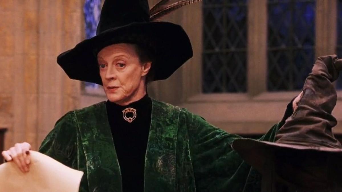 Maggie Smith interpreta a Minerva McGonagall en 'Harry Potter'.