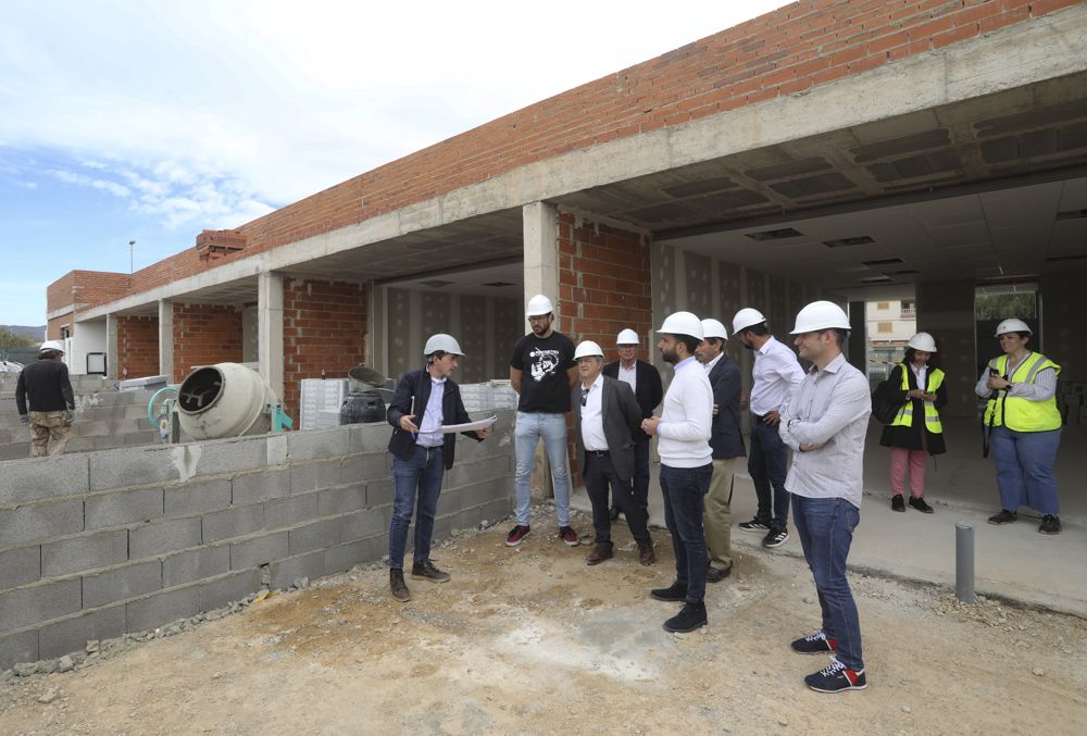 Visitamos las obras del nuevo aulario en el CEIP Maestro Joaquín Rodrigo del Port de Sagunt