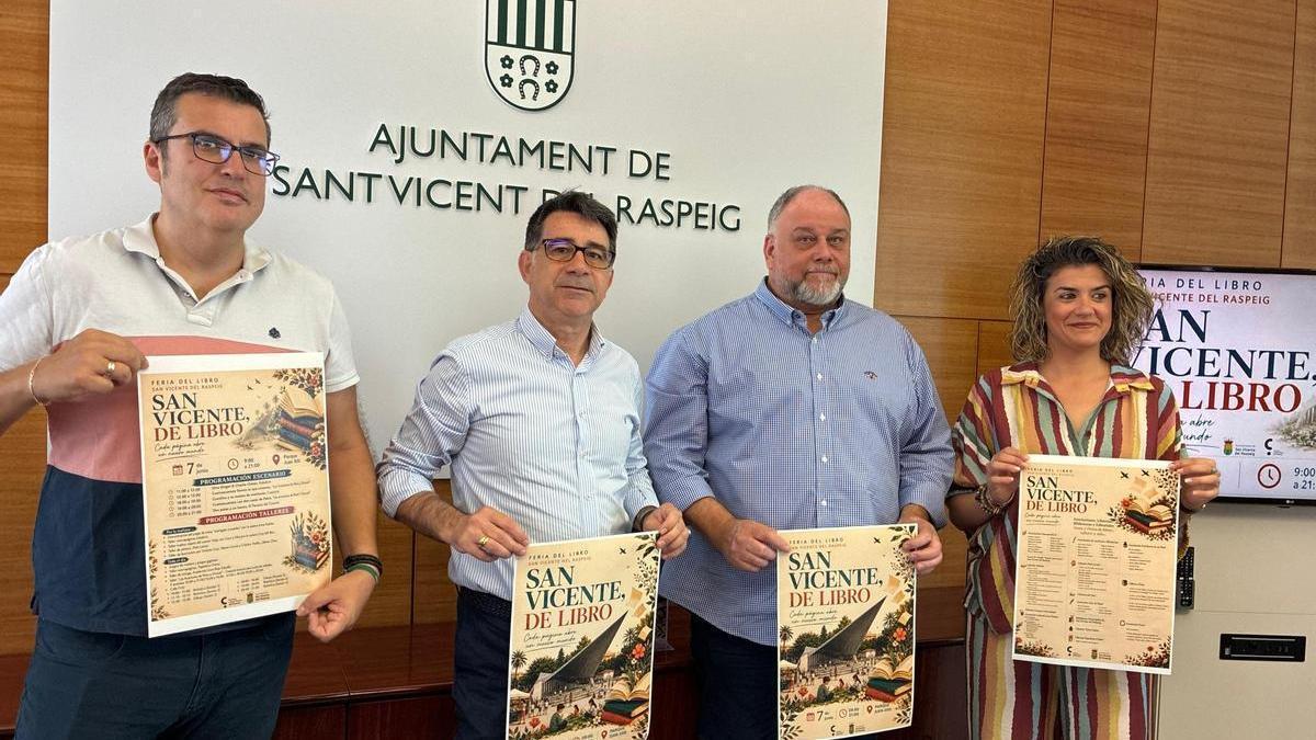 Presentación de la Feria del libro de San Vicente