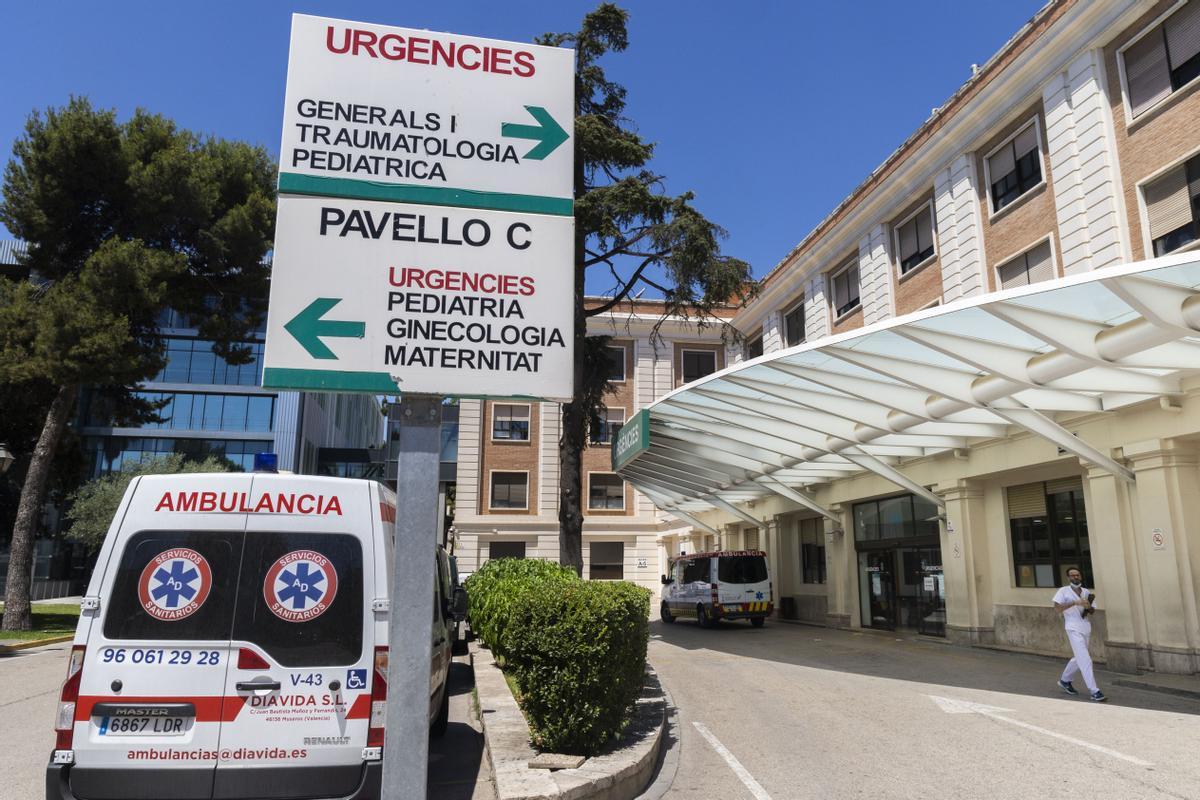 Urgencias del Hospital General de Valencia, que lleva días con problemas de saturación.