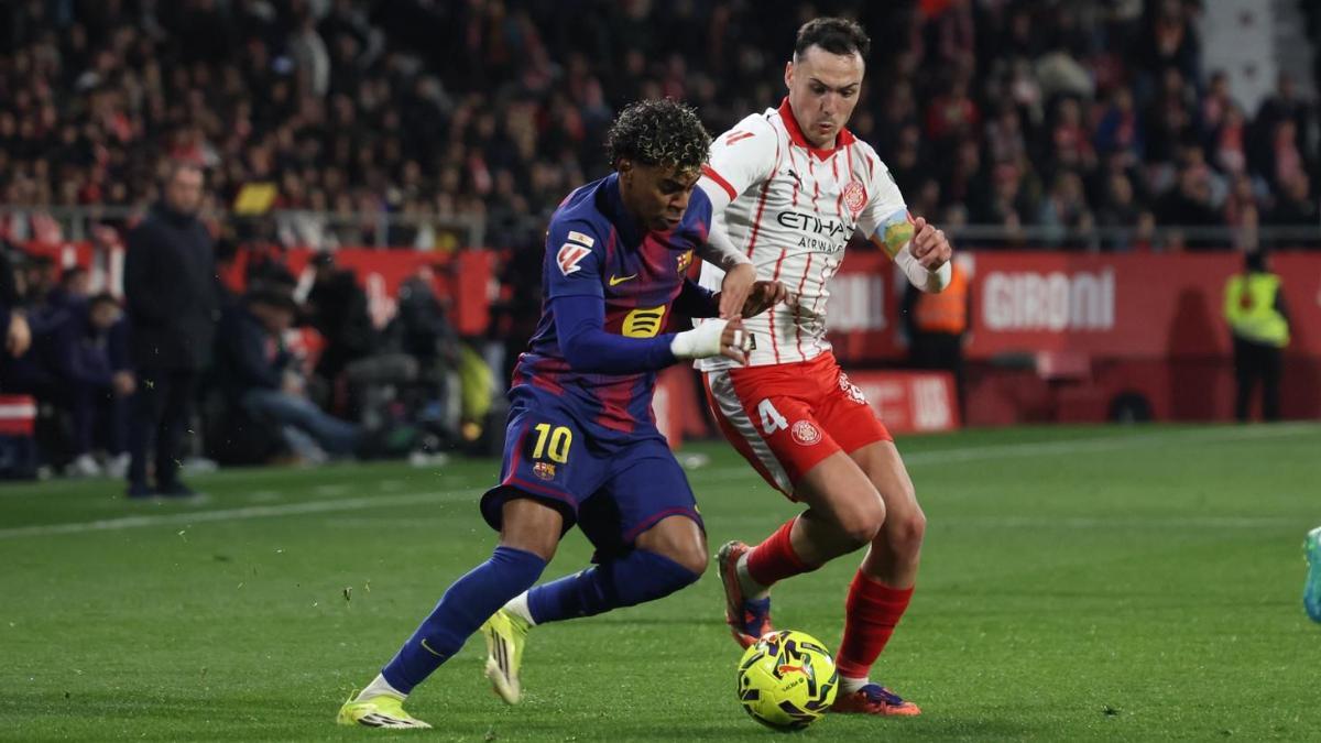 Arnau contuvo de maravilla a Lamine