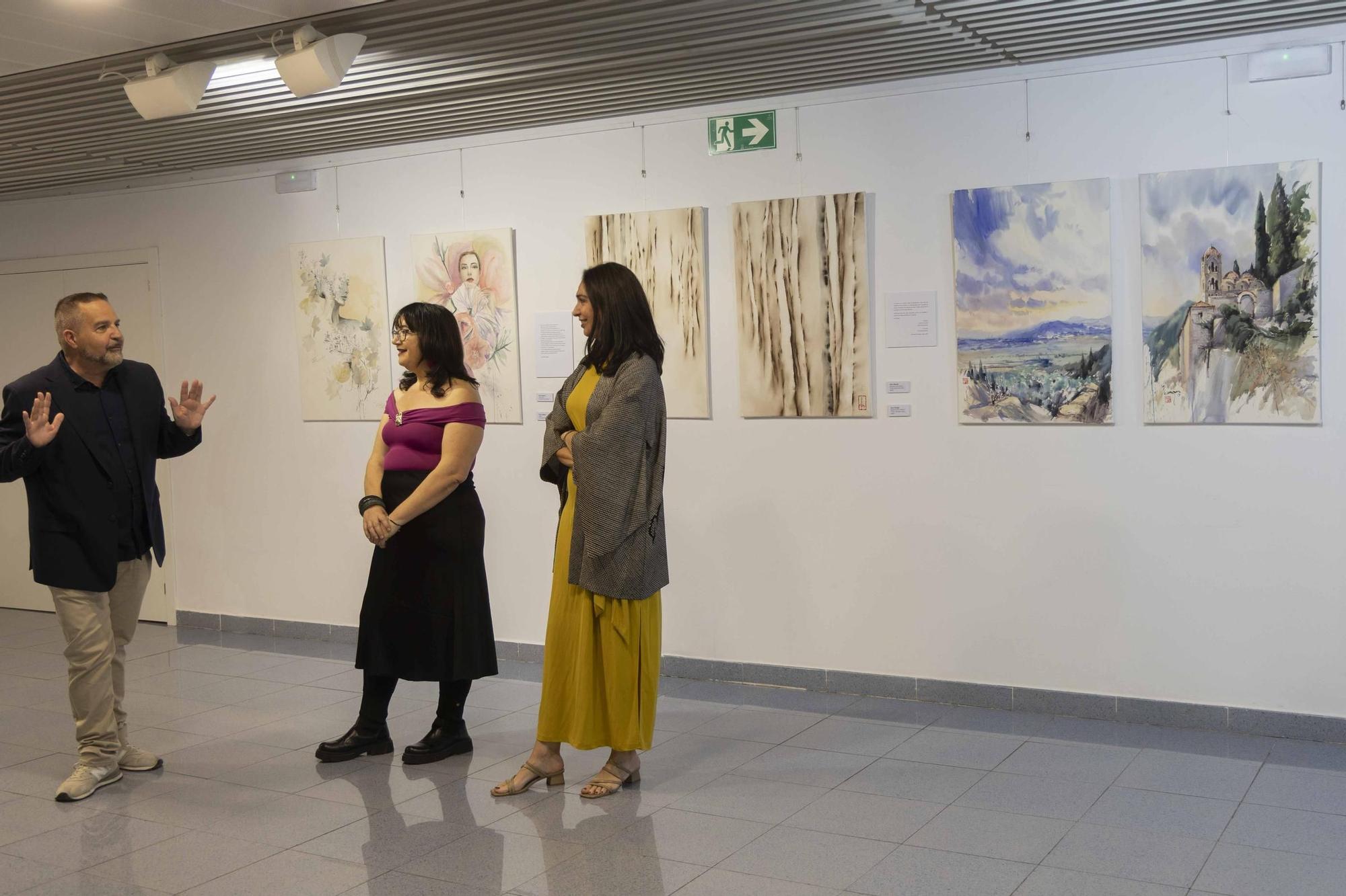 “Equinoccios”: tres artistas trazan un relato visual a través de la acuarela