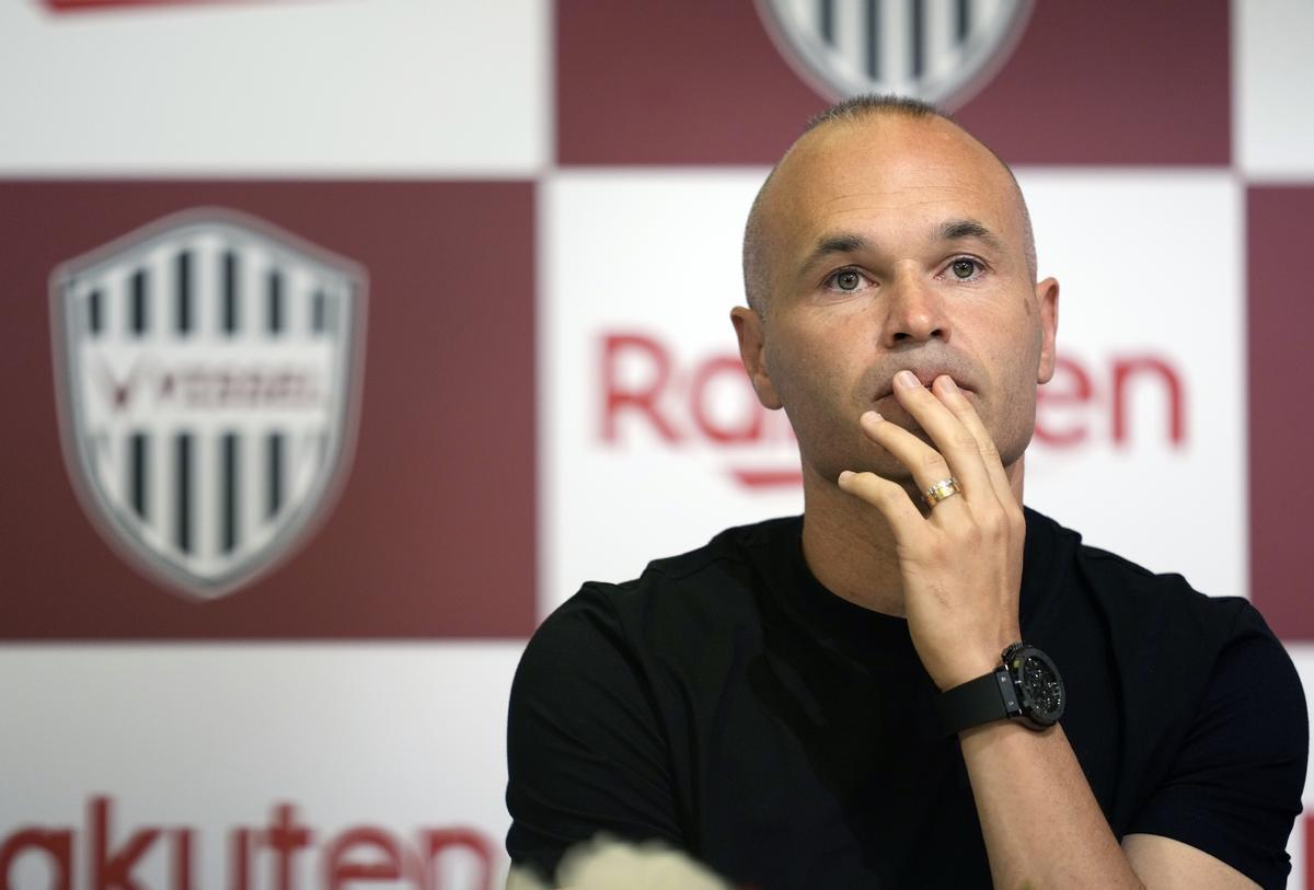 Iniesta deja el Vissel Kobe