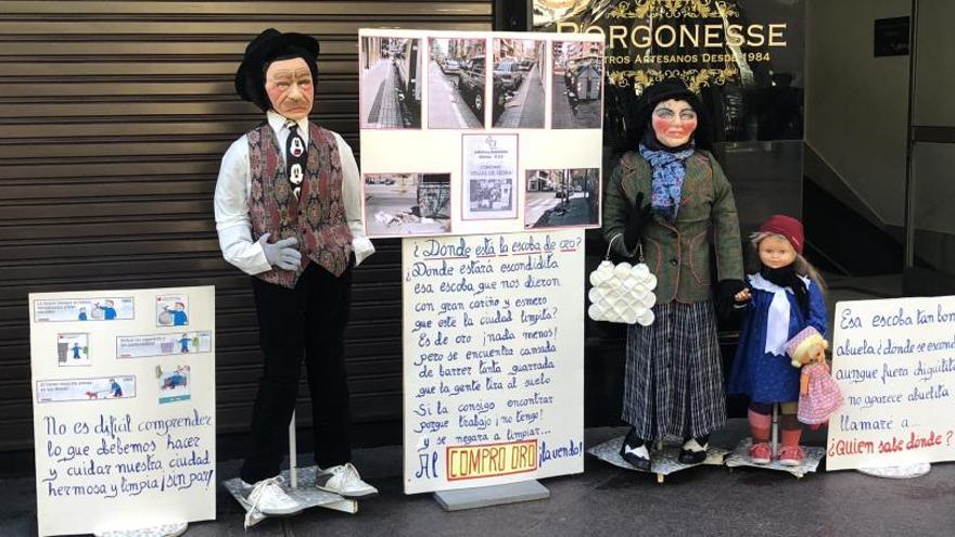 Una de las obras en La Glorieta