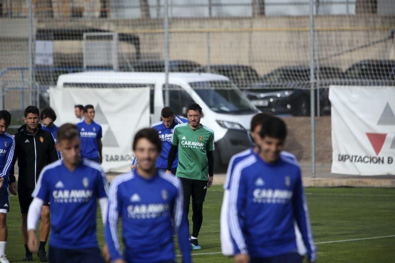 EL Zaragoza prepara el partido contra el Mirandés