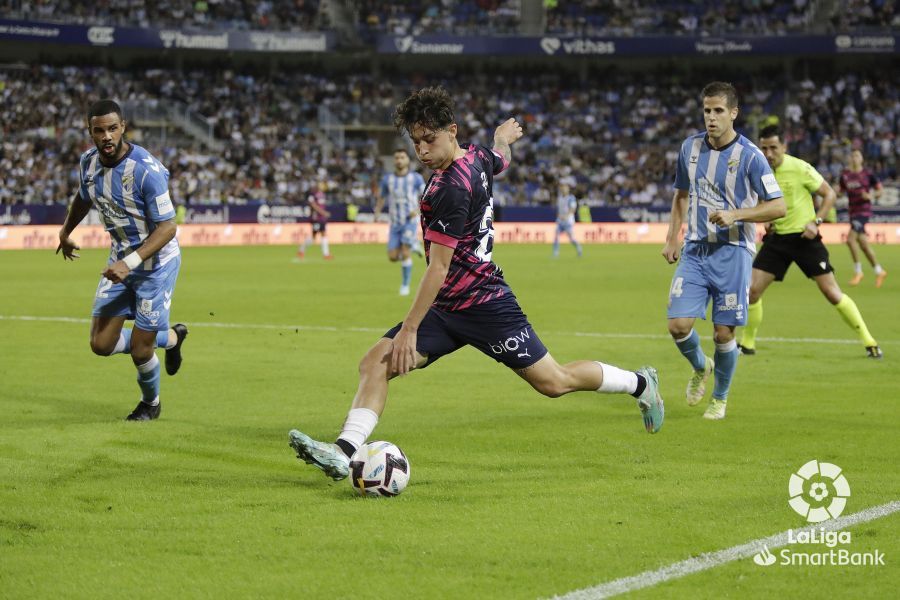 En imágenes: así fue el partido de los rojiblancos en La Rosaleda