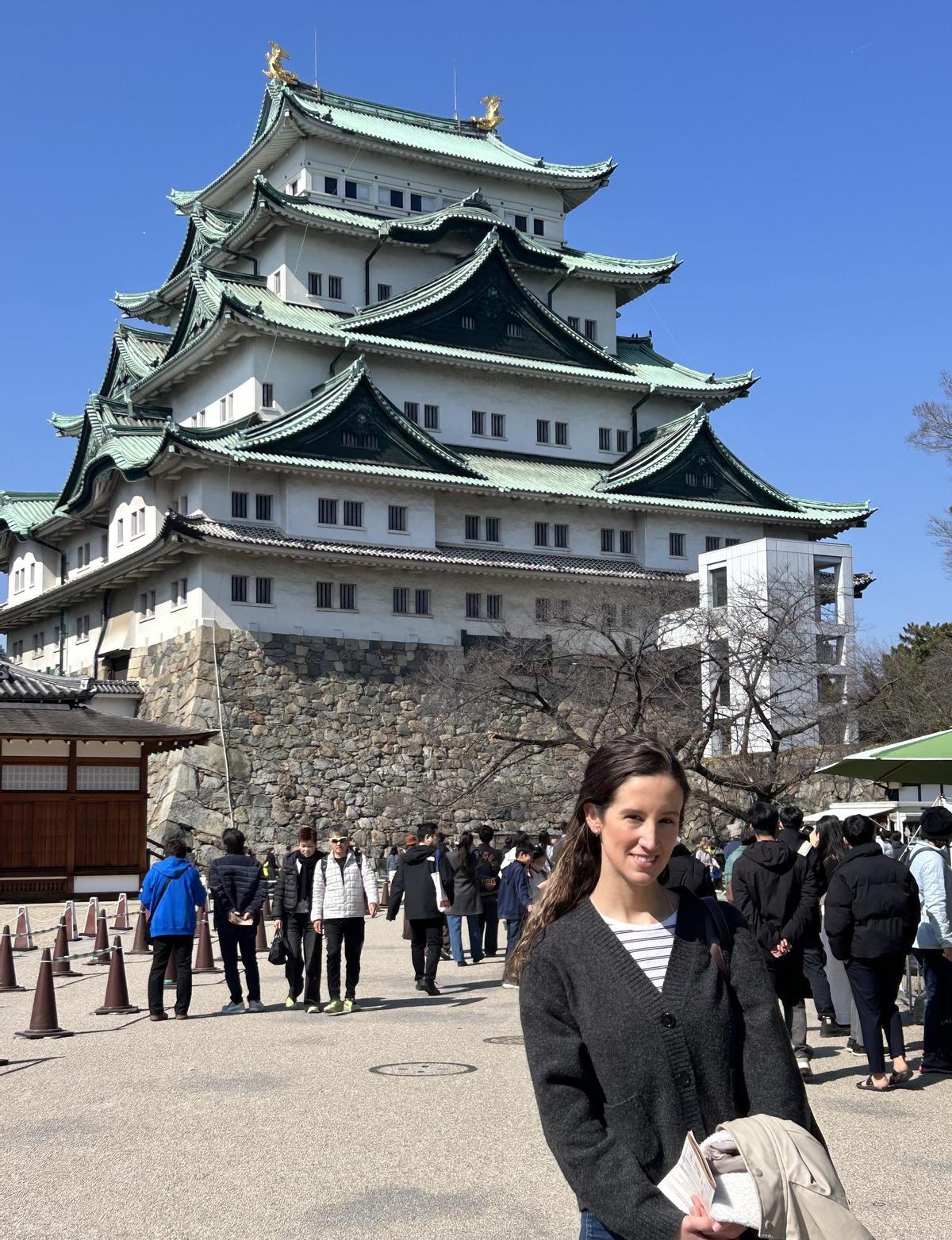 Ana, en la ciudad japonesa de Nagoya, durante un viaje de trabajo.