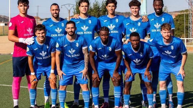 Once inicial del CD Villaralbo, en el amistoso en Ciudad Rodrigo. | CEDIDA
