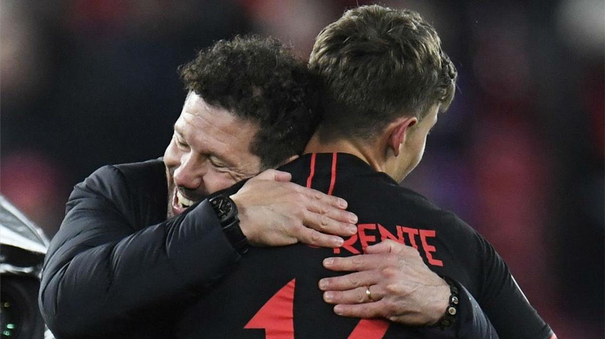 Simeone: Llorente no es Messi, pero juega como si le fuese la vida