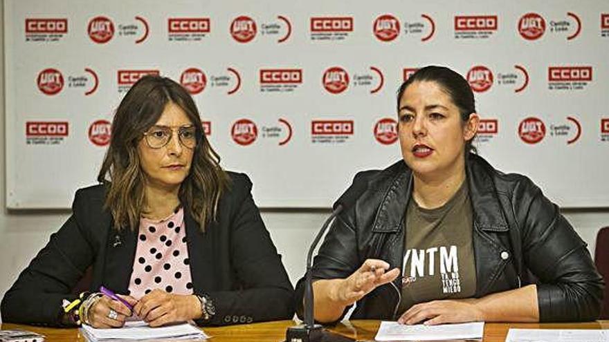 Responsables de igualdad de CCOO y UGT.