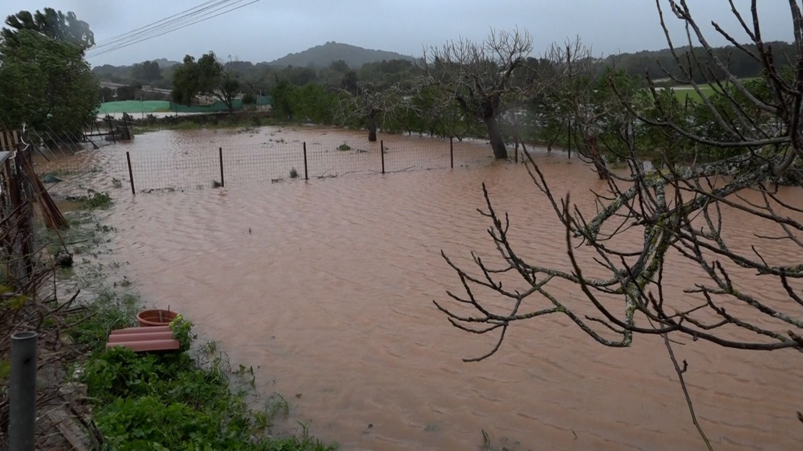 La borrasca Juliette deja abundantes daños en el Llevant de Mallorca