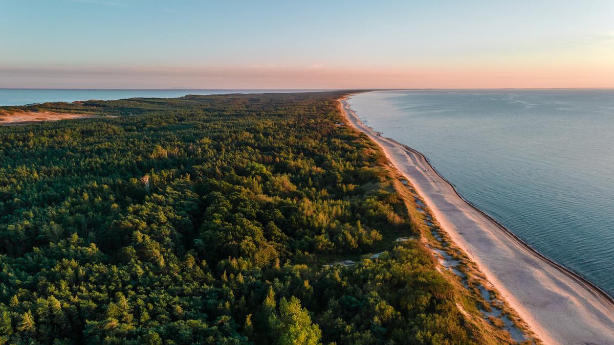 Istmo de Curlandia, Lituania