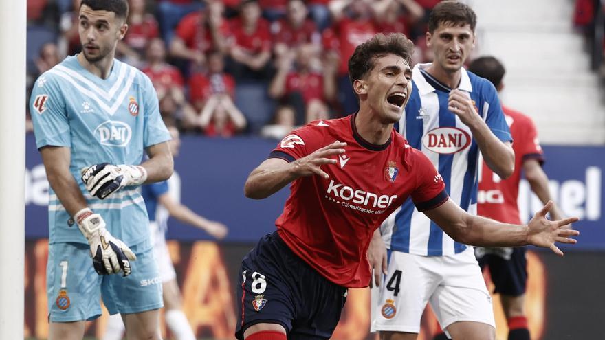 Resumen, goles y highlights del Osasuna 2–0 Espanyol de la jornada 37 de LaLiga EA Sports