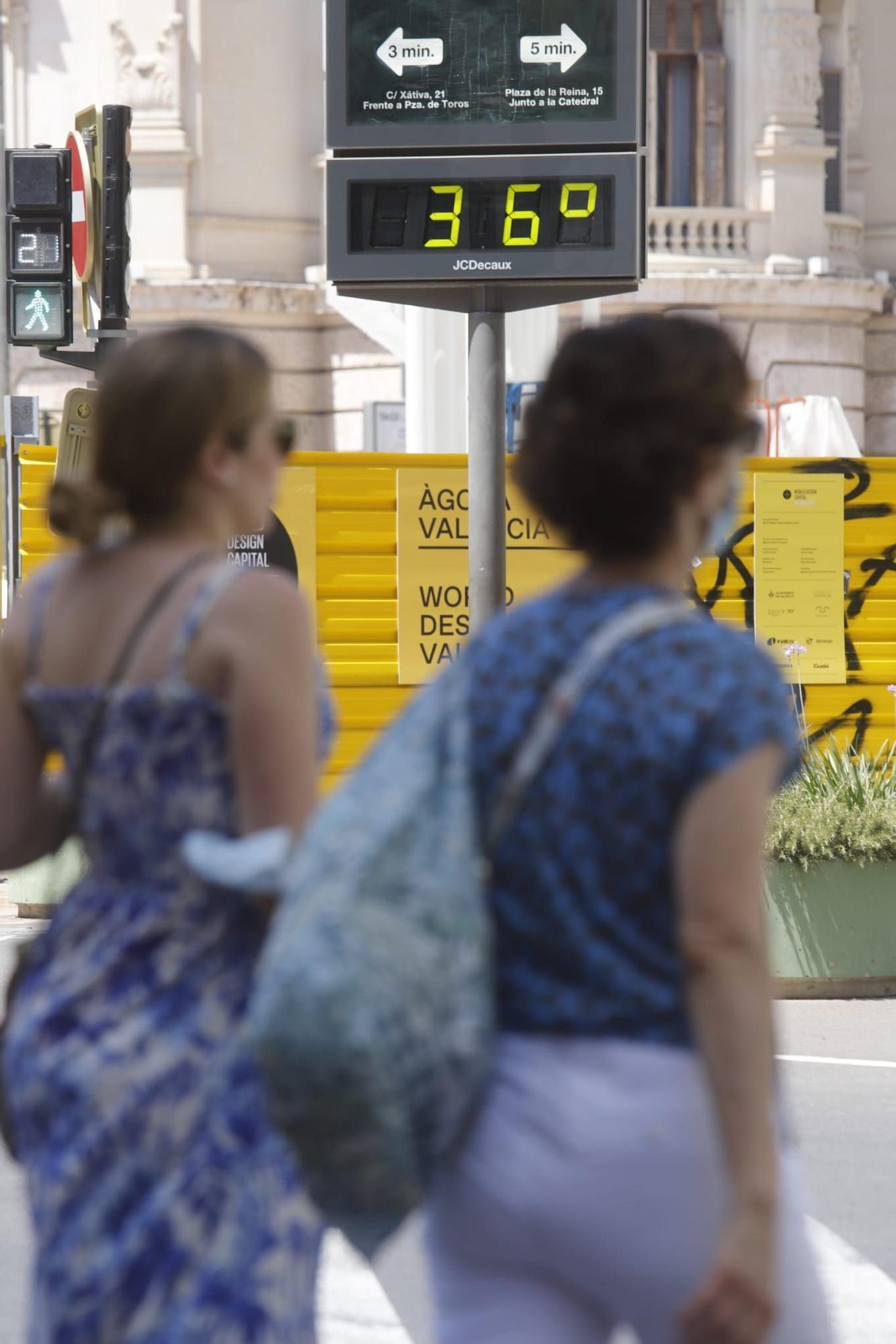 Fin de semana con riesgo de temperaturas por encima de los 36 grados