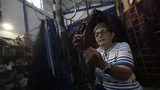 La única redera no pierde  el "fegadín": "La mar es mi pasión, y soy muy optimista"