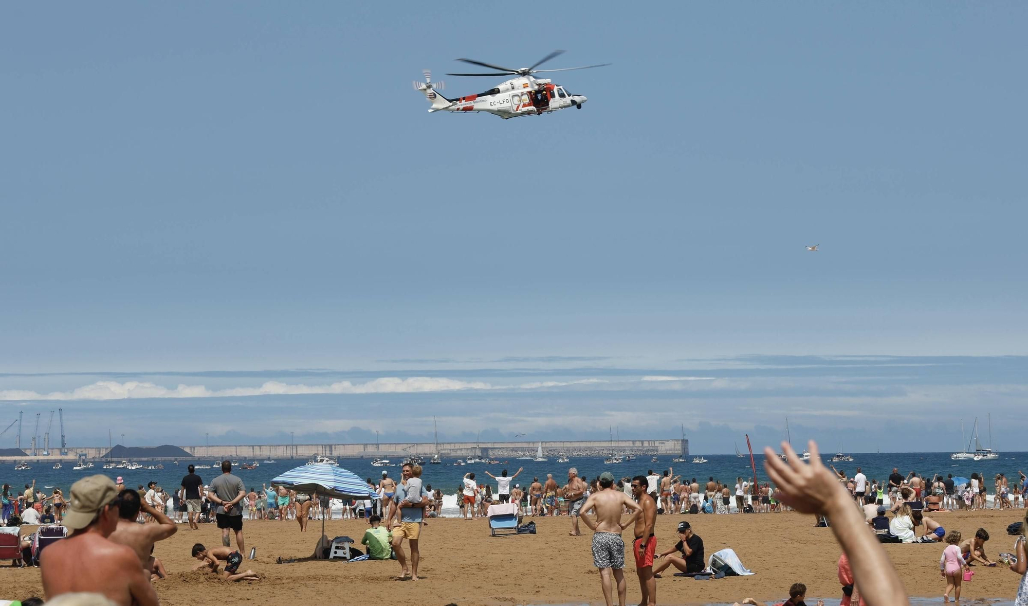 El espectacular y multitudinario Festival Aéreo de Gijón, en imágenes