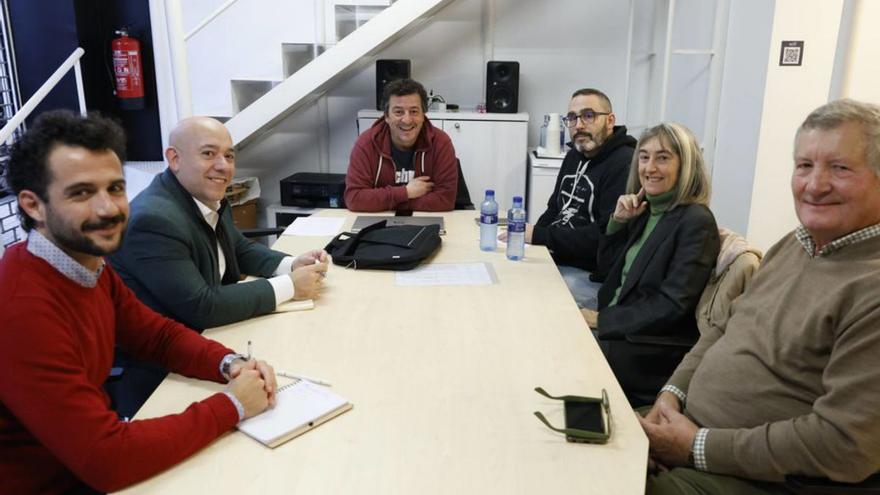 Un momento de la reunión.