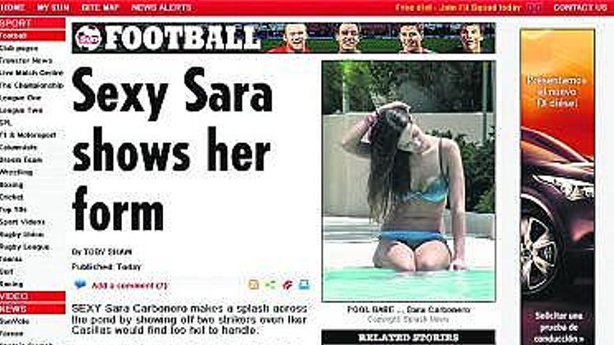 «Sexy Sara» seduce a los ingleses