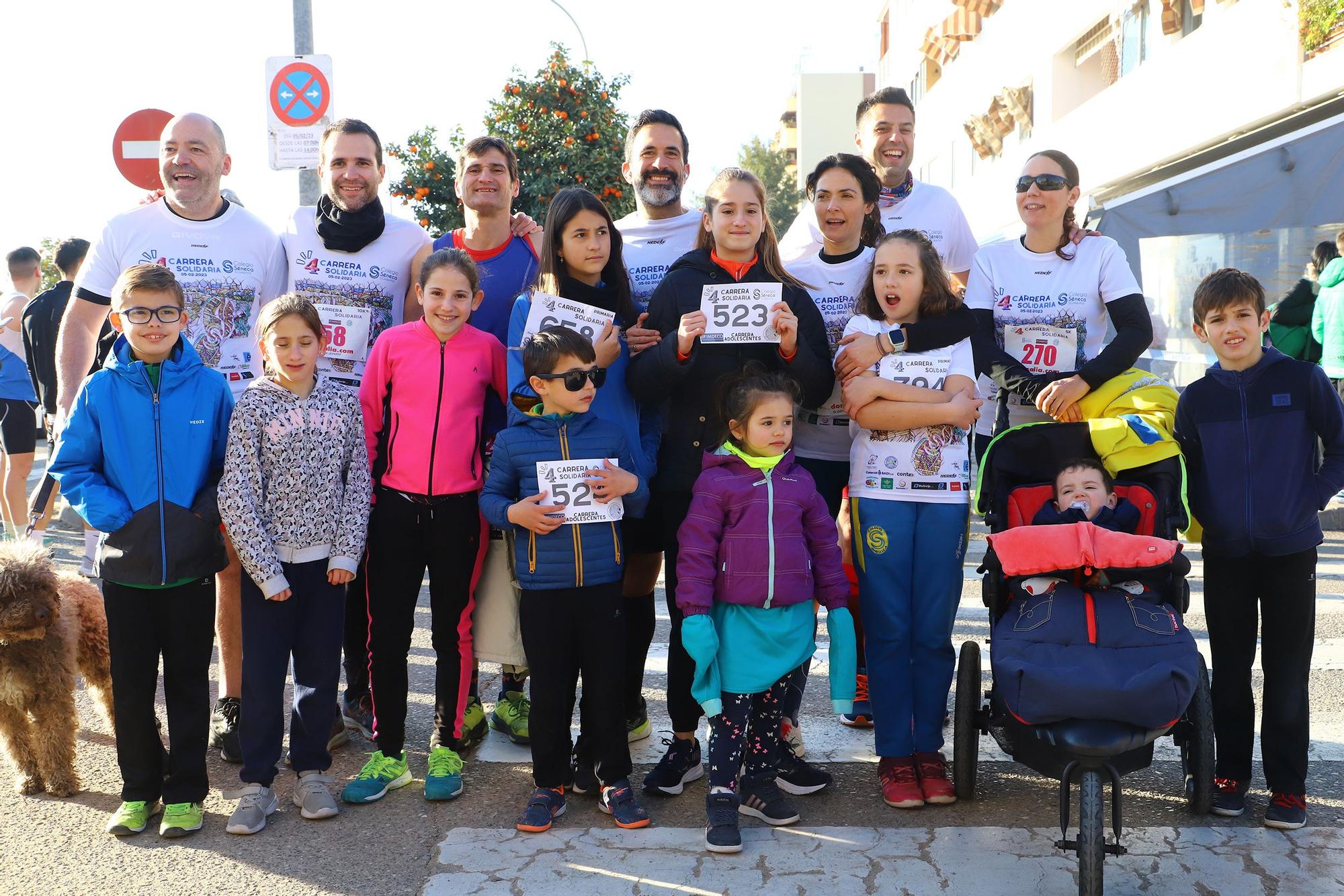 Carrera solidaria a favor del banco de alimentos de la parroquia de Fátima.